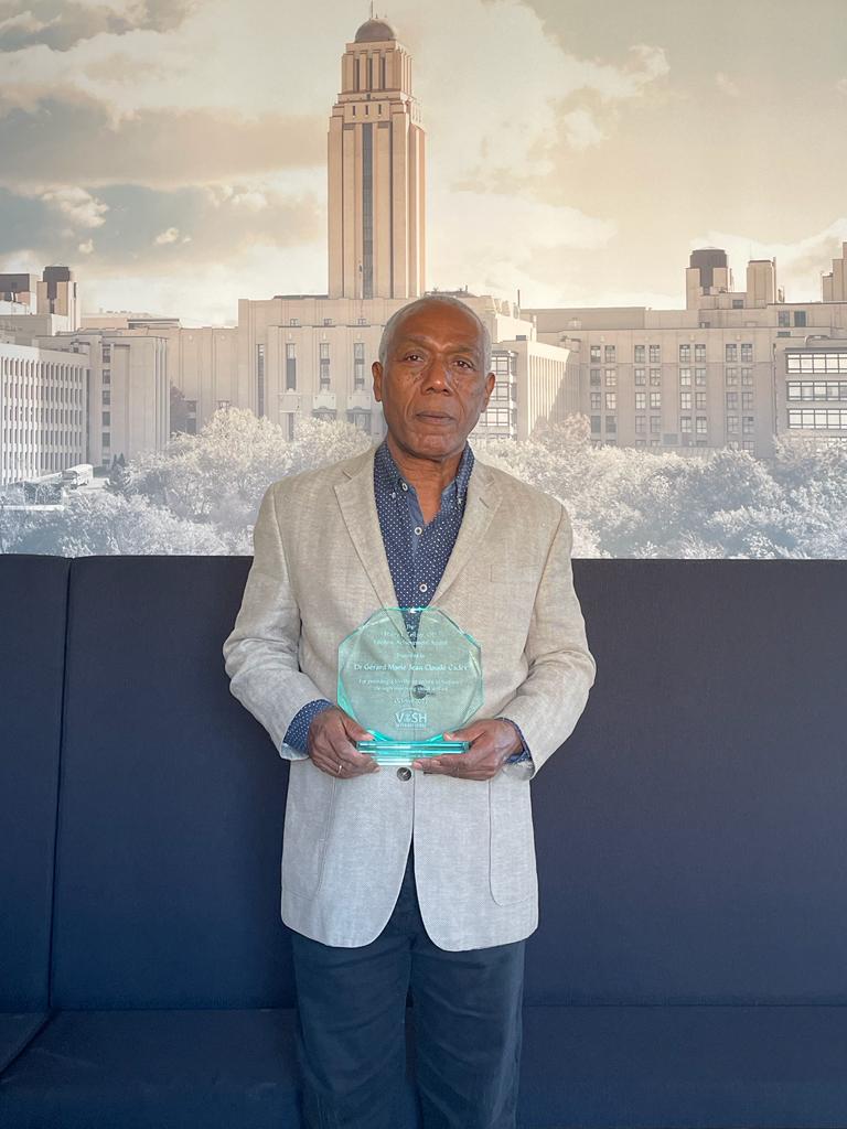Félicitations au Docteur Gérard Marie Jean Claude CADET, récipiendaire du prix « Harry I. Zeltzer Lifetime Achievement Award 2022 »