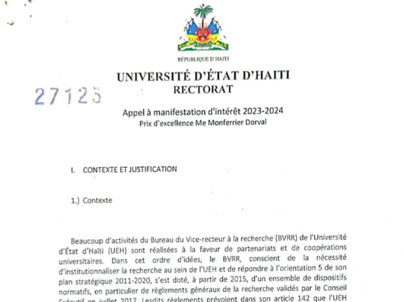 Appel à manifestation d’intérêt pour le Prix d’excellence Monferrier Dorval (2023-2024)